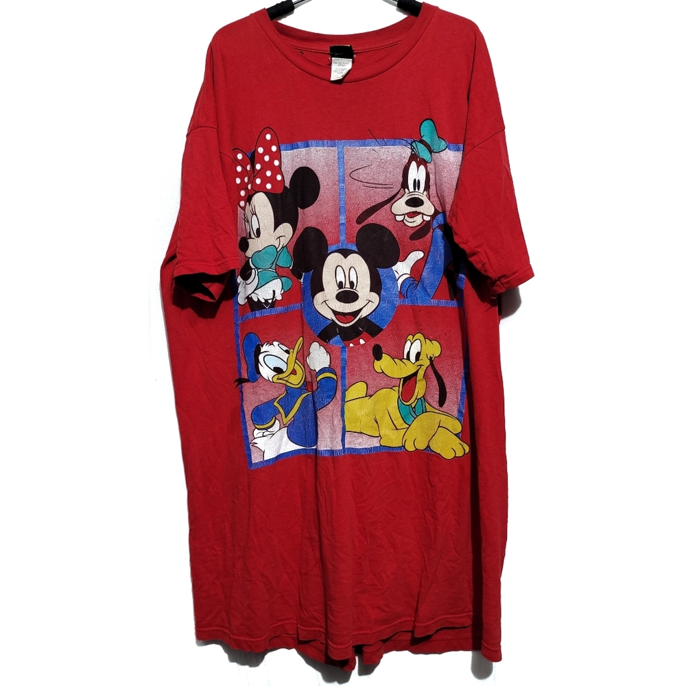 vintage mickey mouse disney graphic night gown sleep shirt
